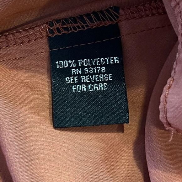 CATHERINE MALANDRINO Fringe Trim Criss-cross
Tank Top Cinnamon Women’s Small - Picture 5 of 5